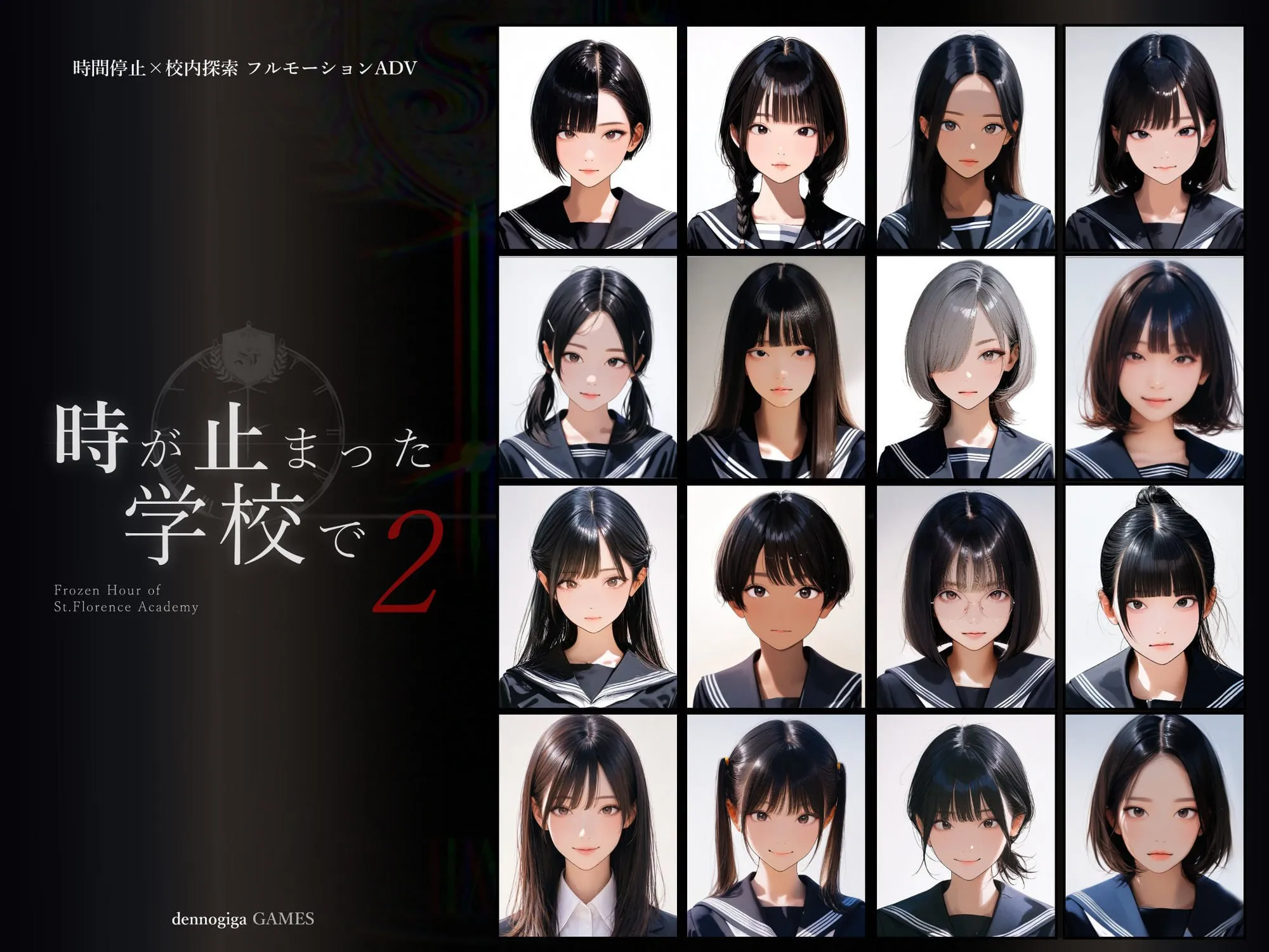 【AI生成/爆款SLG/汉化/CV】时间停止的学校2 v26.10.20汉化中文版【PC+安卓/2.8G】